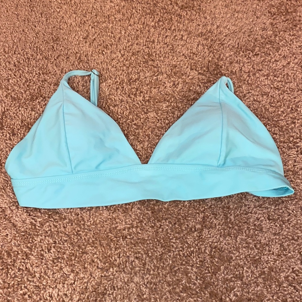 Bright Turquoise Bikini Top